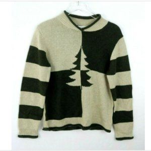 Christopher & Banks Christmas Holiday sweater Lg